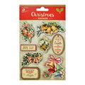 Itsy Bitsy Christmas Stickers- Jingle Bell Wishes, 8pc