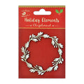 Itsy Bitsy Christmas Chipboard Shape Decorative Wreath 1Pc