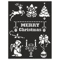 Stencil - Christmas Icons, 18.5X24.5Cm, 1Pc