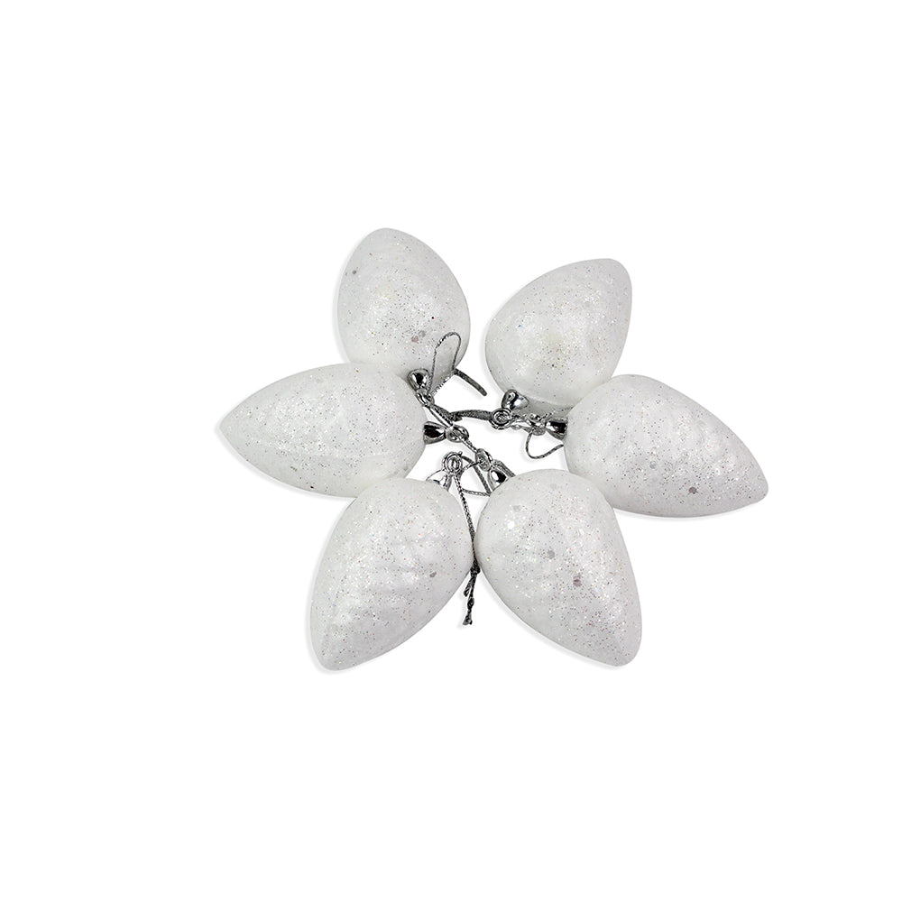 Christmas Decoration Hanging 6pc- Oval Ornaments