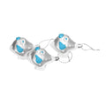 X-Mas Decorative Fish Hanging Blue 3.5 X 2.75 1Box Acetate