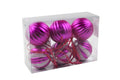 Decorative Christmas Bauble - Pink, 1Box
