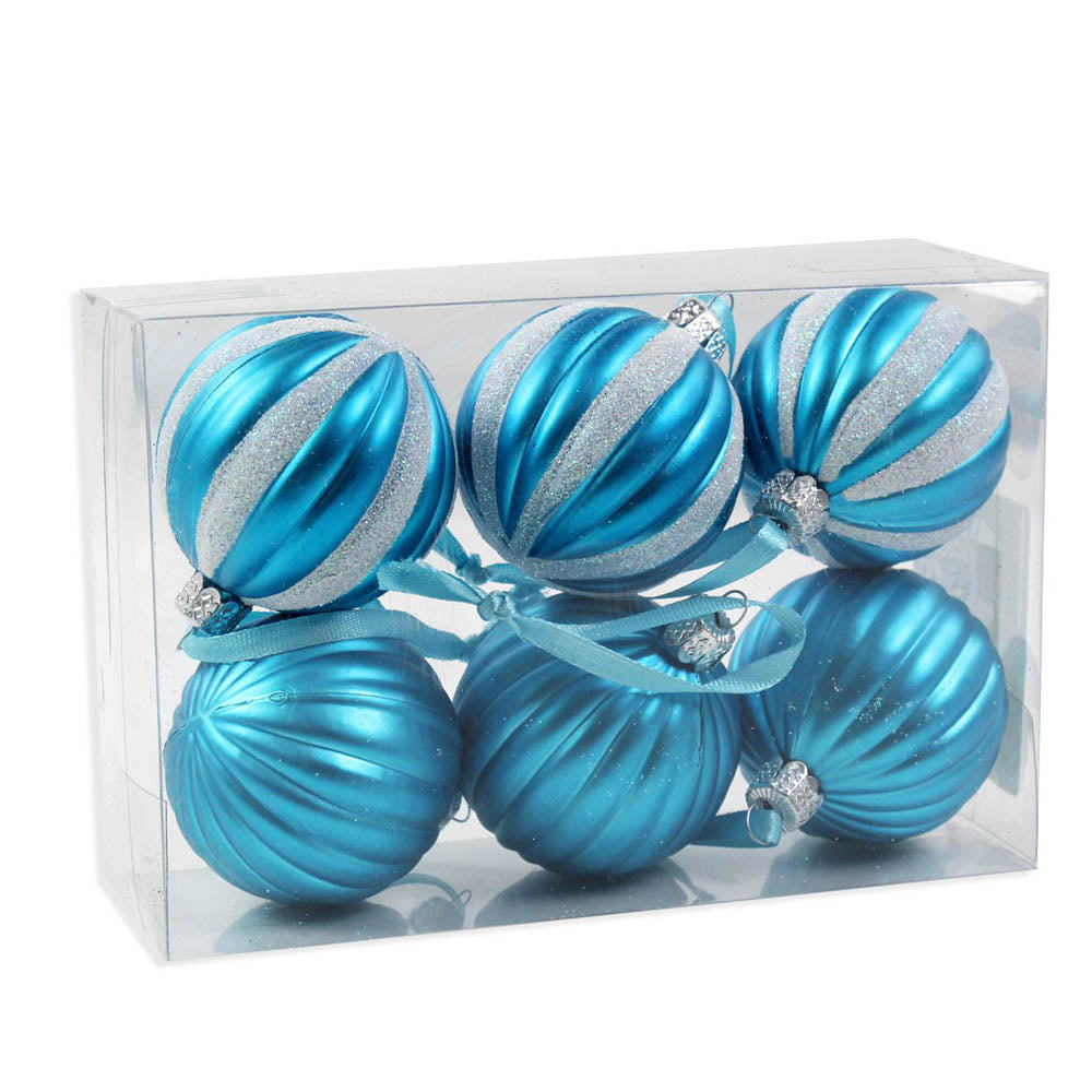 Decorative Christmas Bauble - Light Blue, 1Box