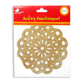 Itsy Bitsy Sparkle Stickers Doily - Gold, 2Pc