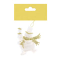 Christmas Decoration Hanging 1Pc- Glitter X-Mas Tree Gold
