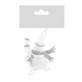 Christmas Decoration Hanging- Snowman Silver