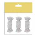 Christmas Decoration Hanging- Glitter Candy Silver
