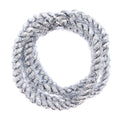 Christmas Decoration Tinsel Rope- Silver 2M