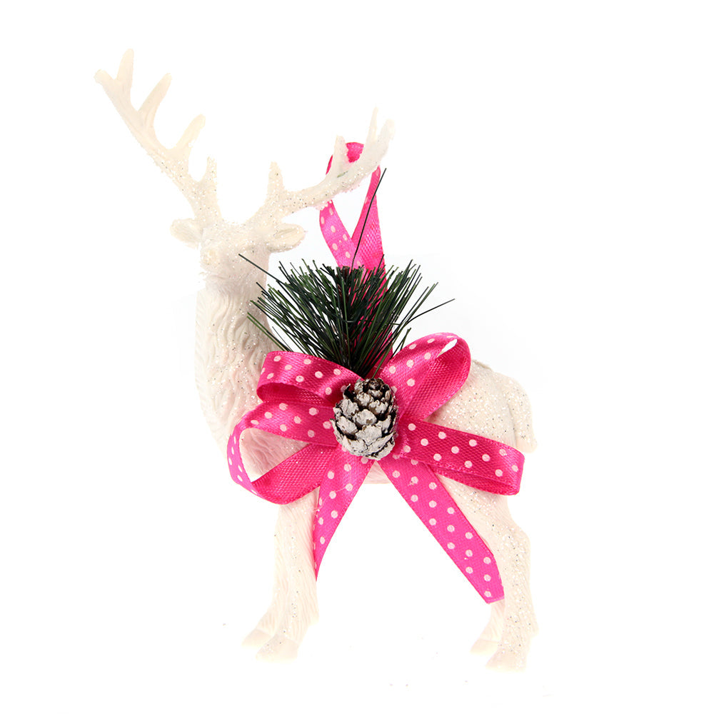 Christmas Decoration Hanging-Reindeer And Pine Cone