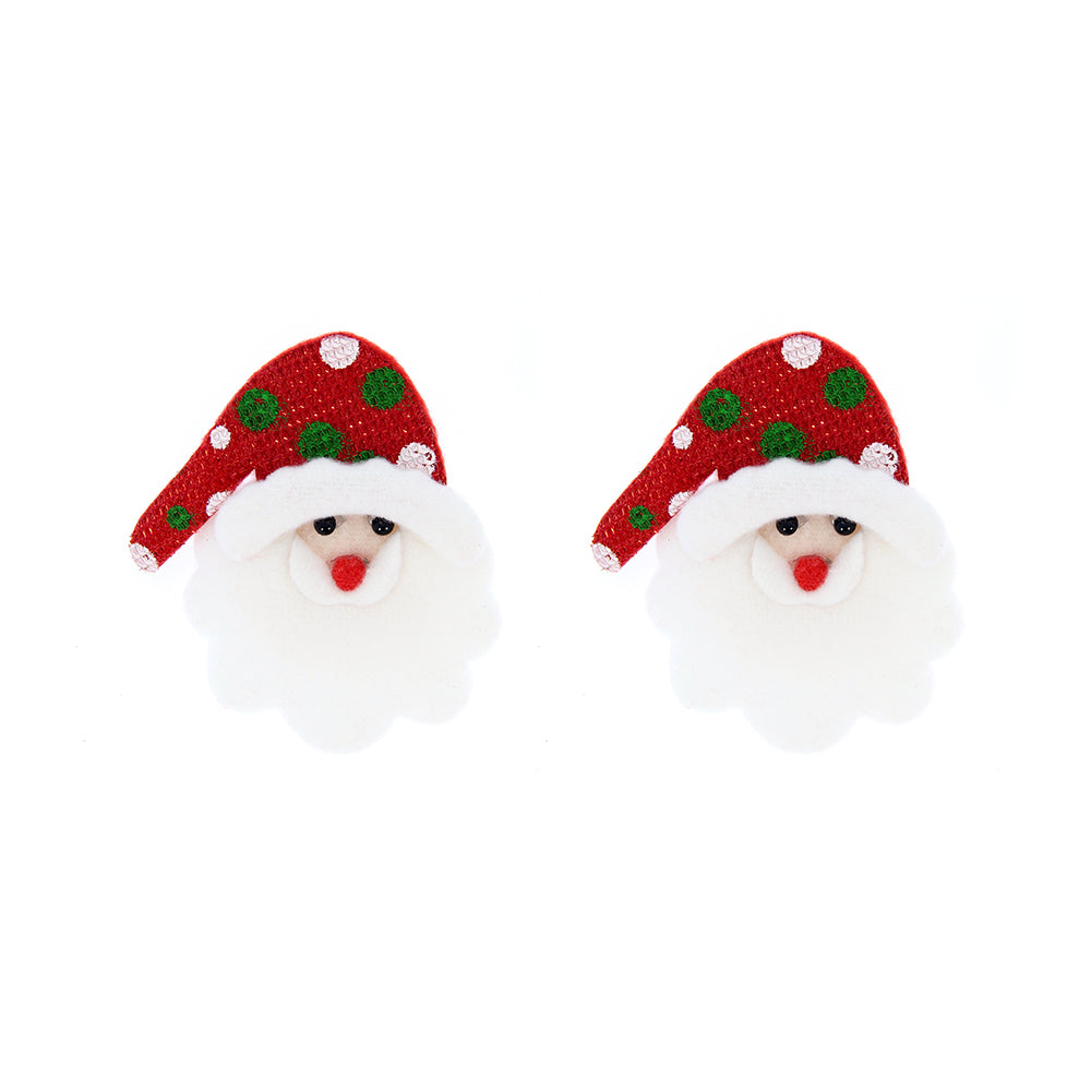 Santa Claus Badge Asst 1pc