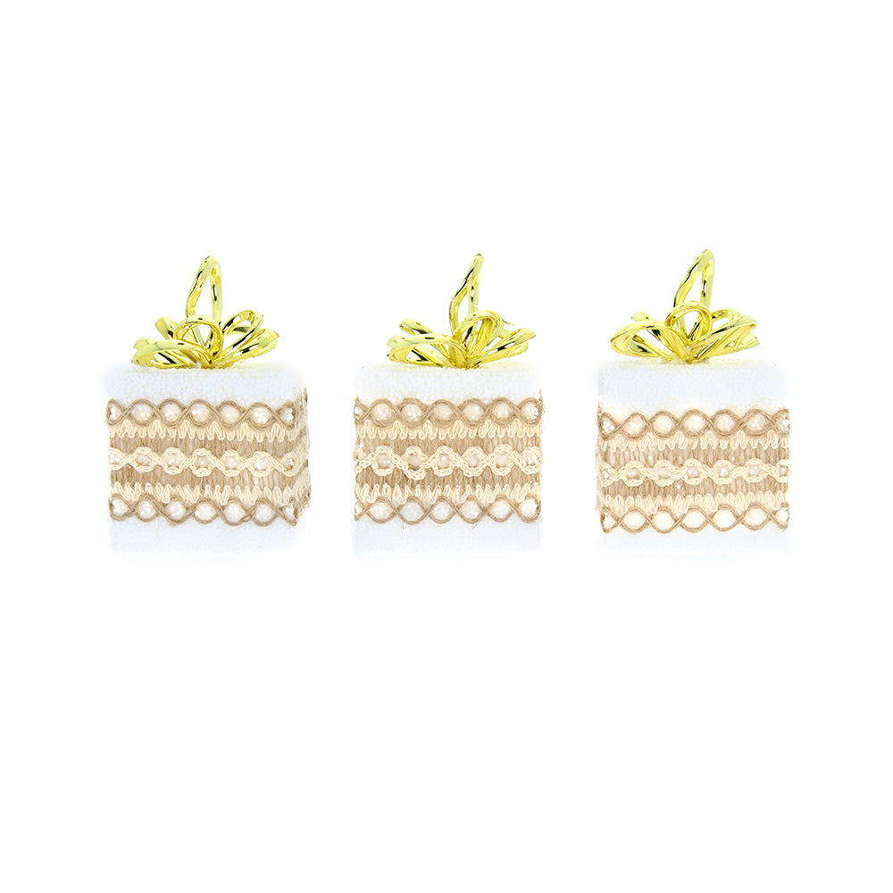 Christmas Decoration 3Pc- Hanging Gift Box