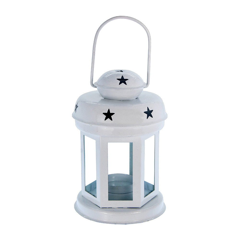 Diwali Metal Lantern -White