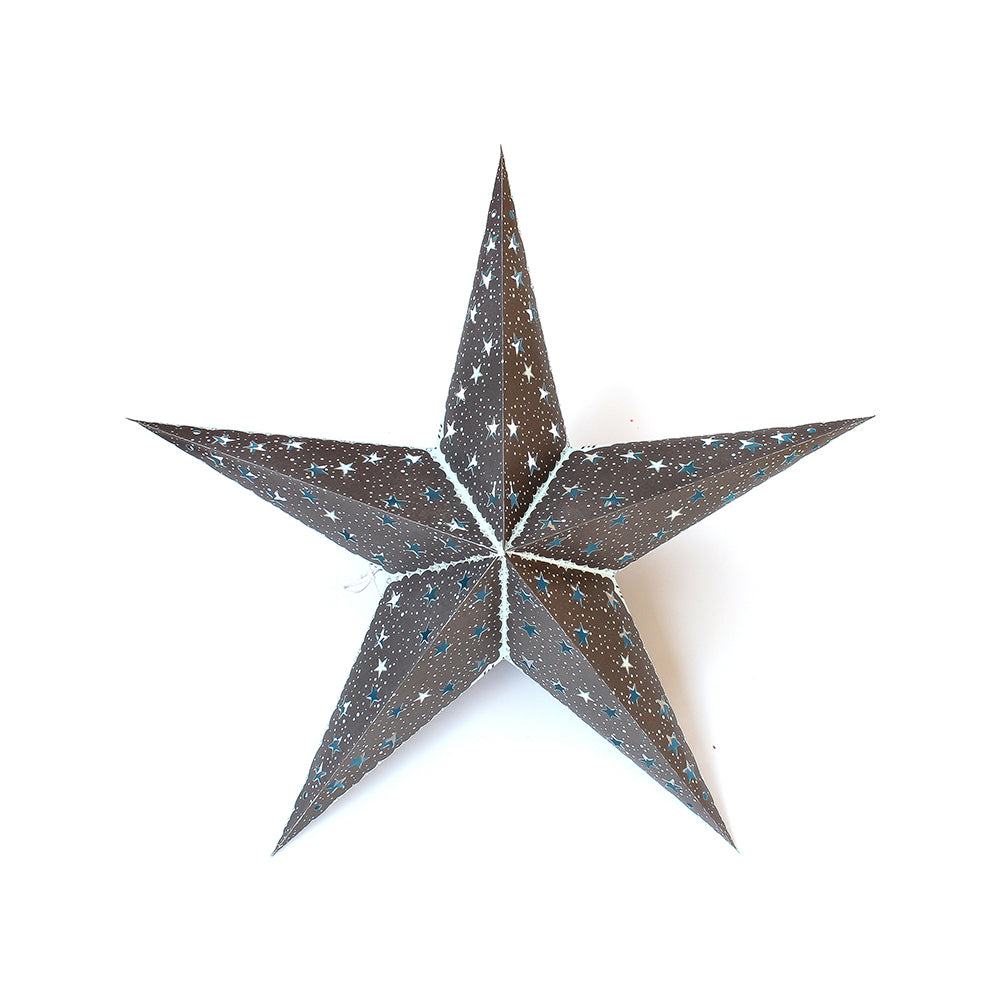 Decorative Paper Hanging Star 60cm - Starry Sky, 1Pc