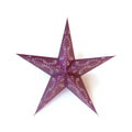 Decorative Paper Hanging Star 60cm - Geometric Waves, 1Pc