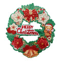 X-Mas Paper Wreath Cheerful Christmas 1Pc