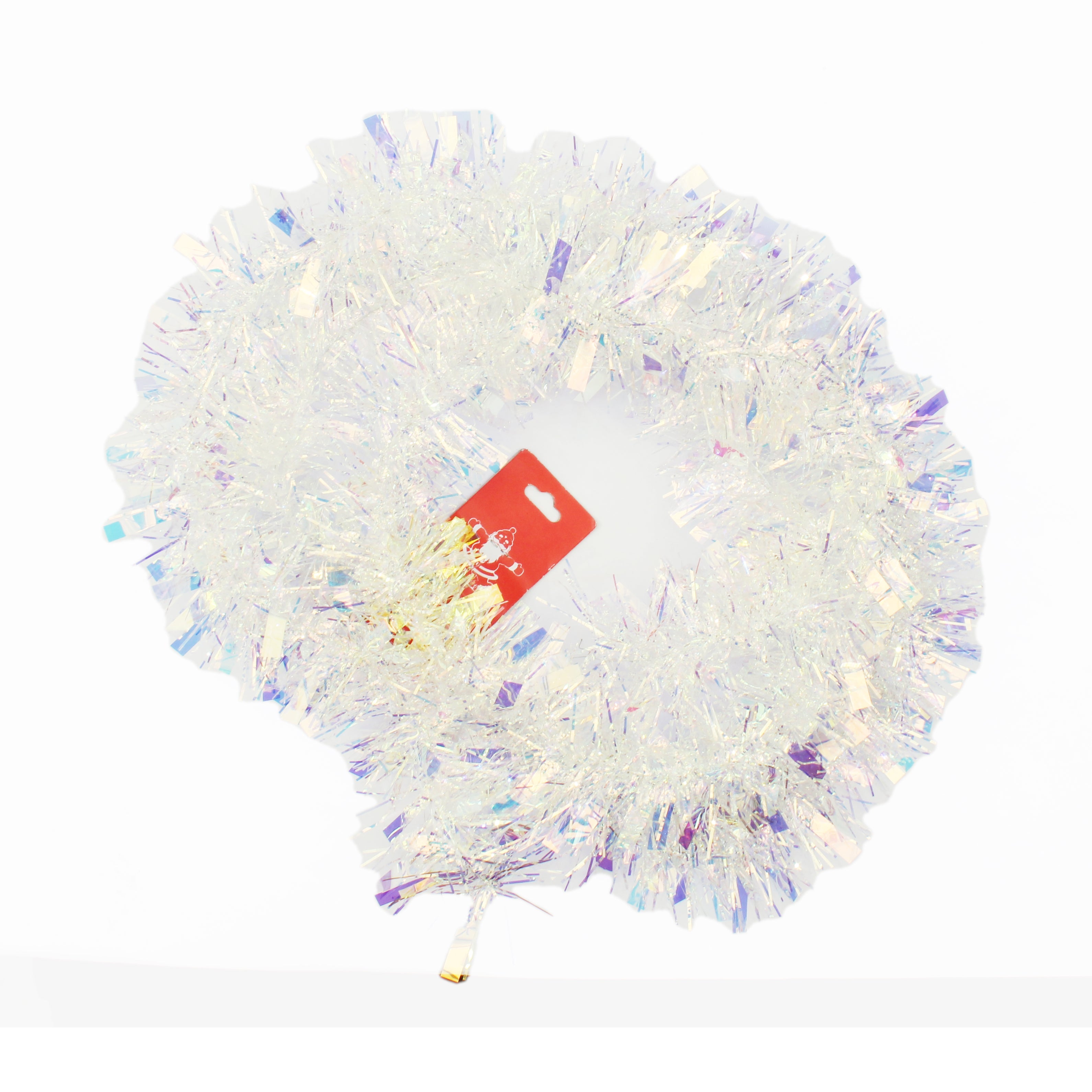 X-Mas Tinsel Holographic Gold 2Mtr