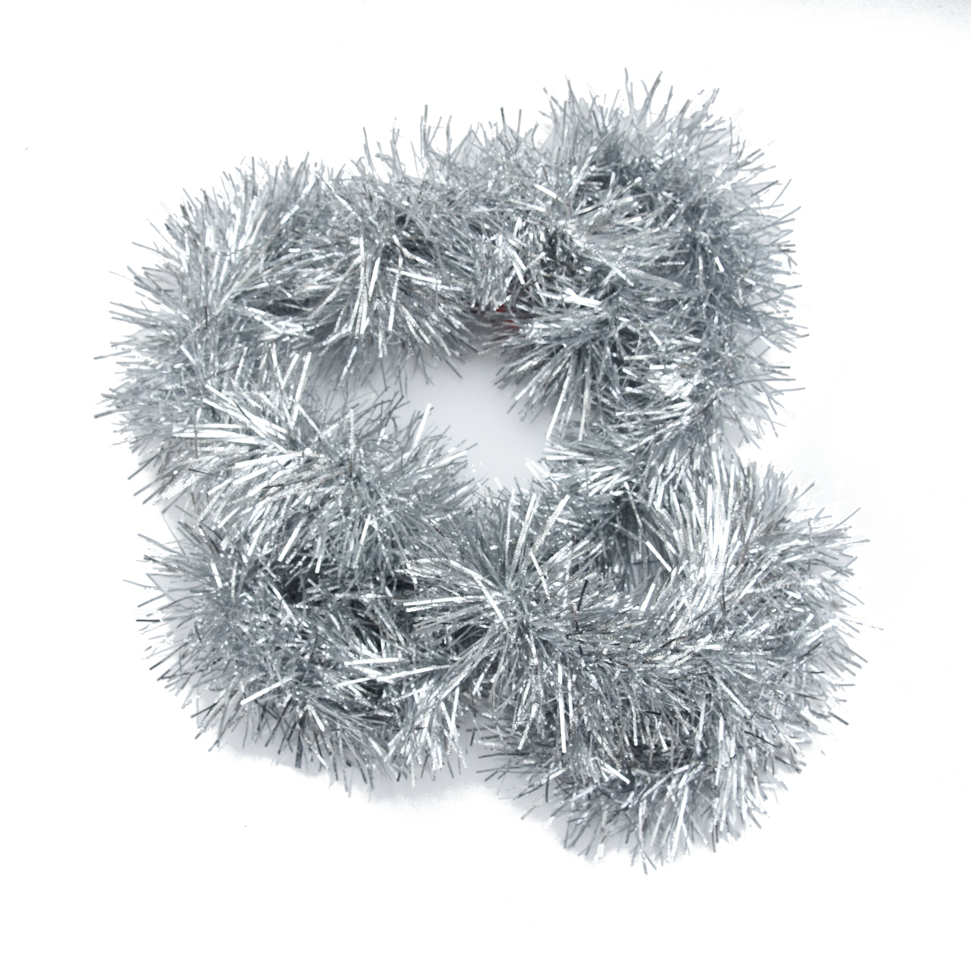 X-Mas Tinsel Shiny- Silver 2M