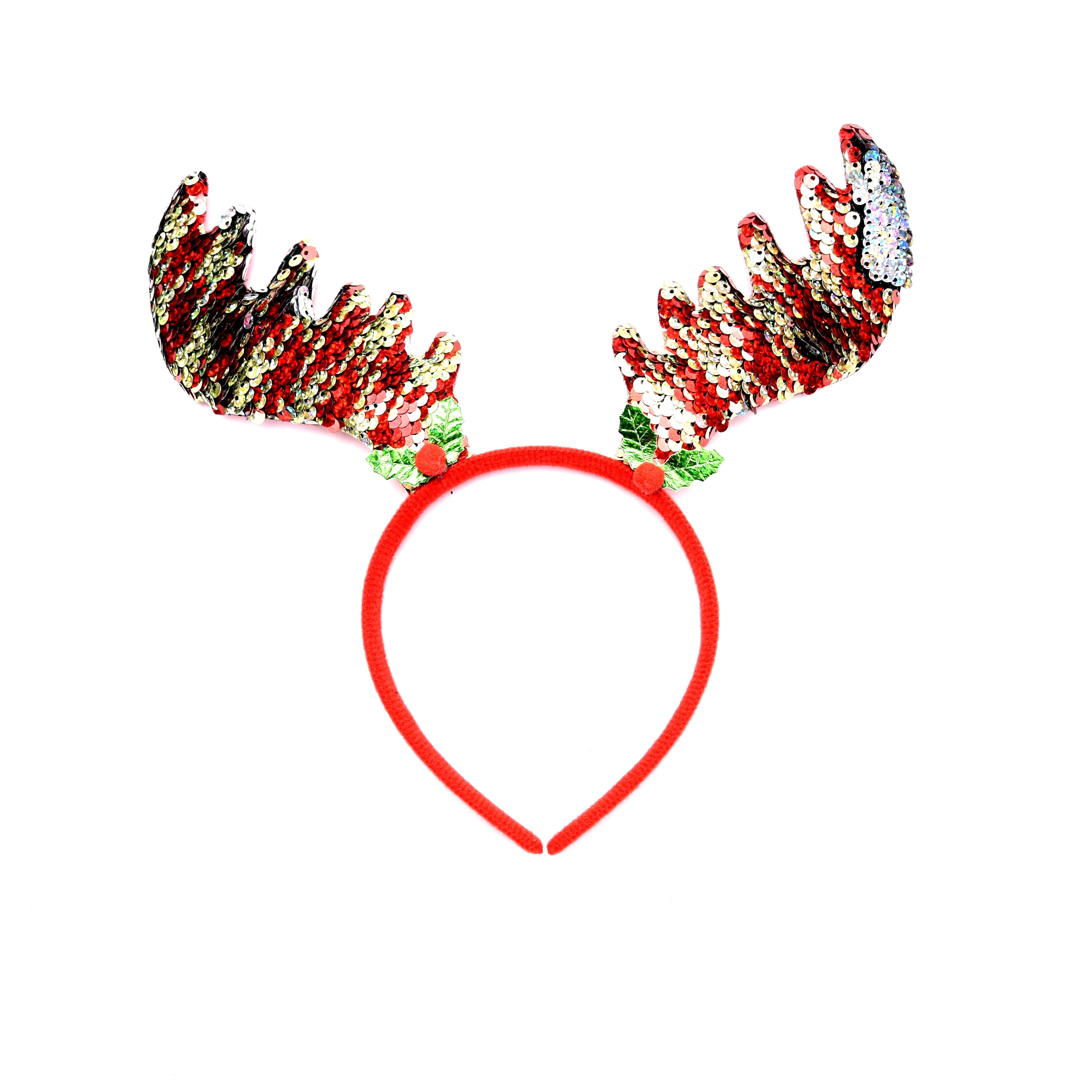 X-Mas Sequins Hairband- Bright, 1Pc