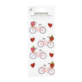 Little Birdie Glitter Stickers Love Ride, 8pc