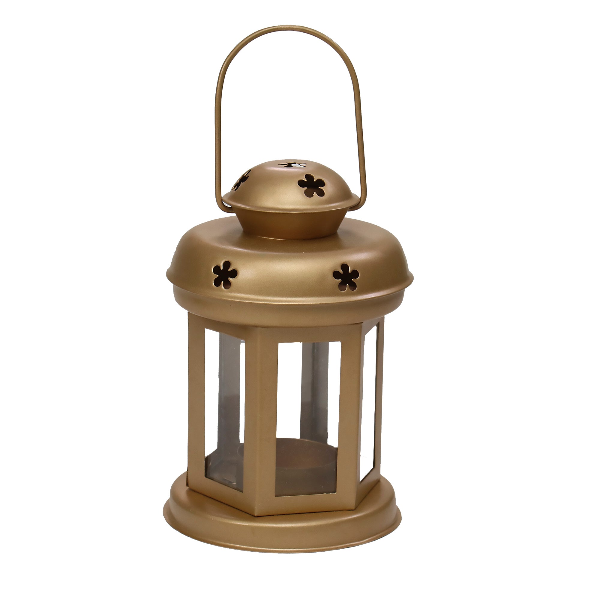 Diwali Metal Lantern - Gold