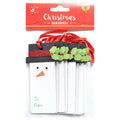 Christmas Gift Tag - Snowman, 10Pc