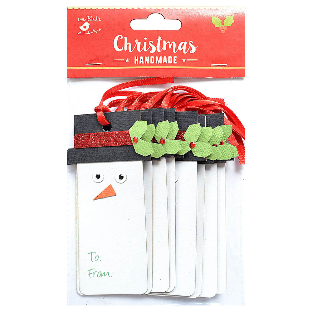 Christmas Gift Tag - Snowman, 10Pc