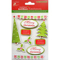 Christmas 3D Stickers - Tree, 10Pc