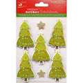 Christmas Stickers - Festive Tree, 7Pc