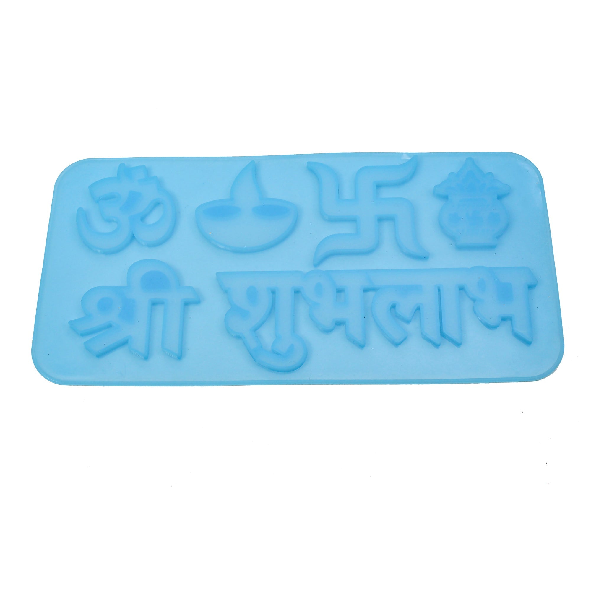 Silicon Mould Shubh Labh 10inch X 5inch D 4mm 1pc