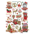 Deco Transfer Sheet - Happy Holidays, 10inch X 7.5inch, 1pc