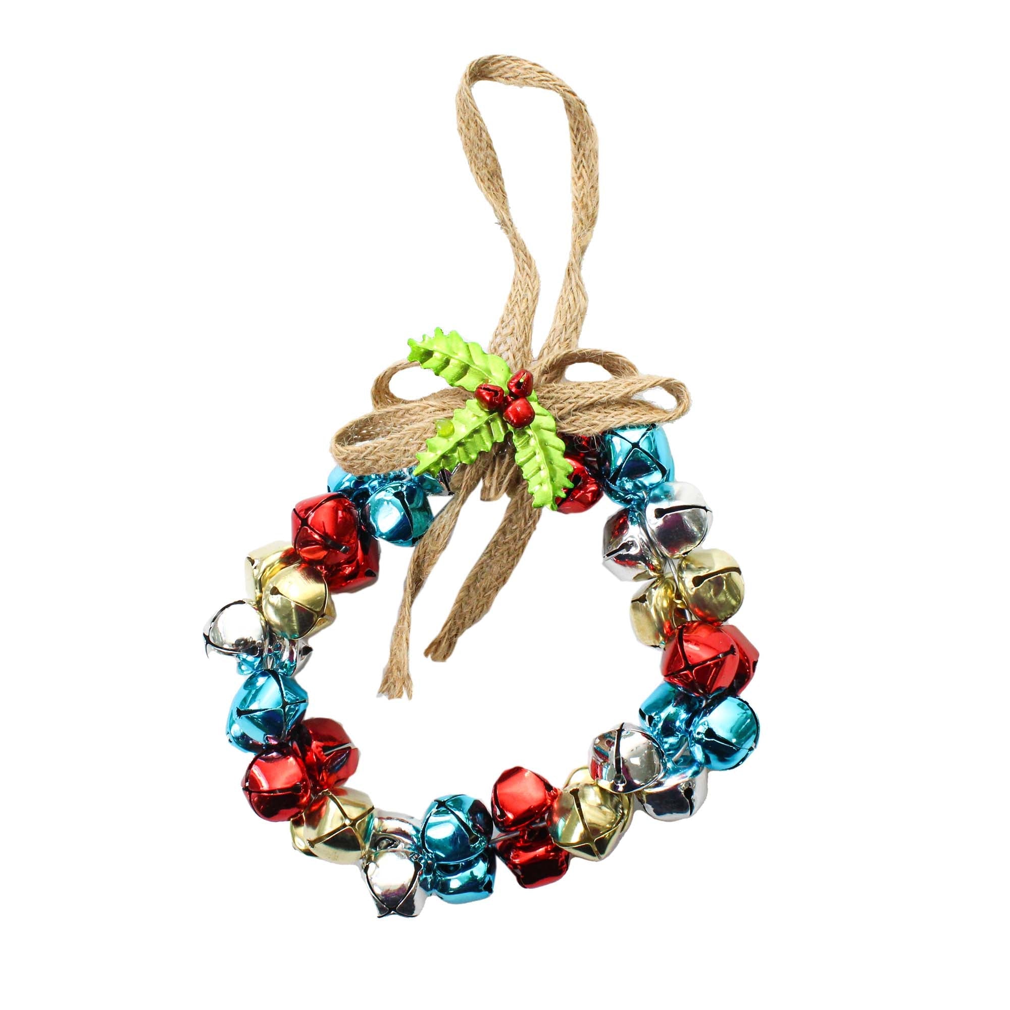 Christmas Hanging Nutbell Wreath - 1pc