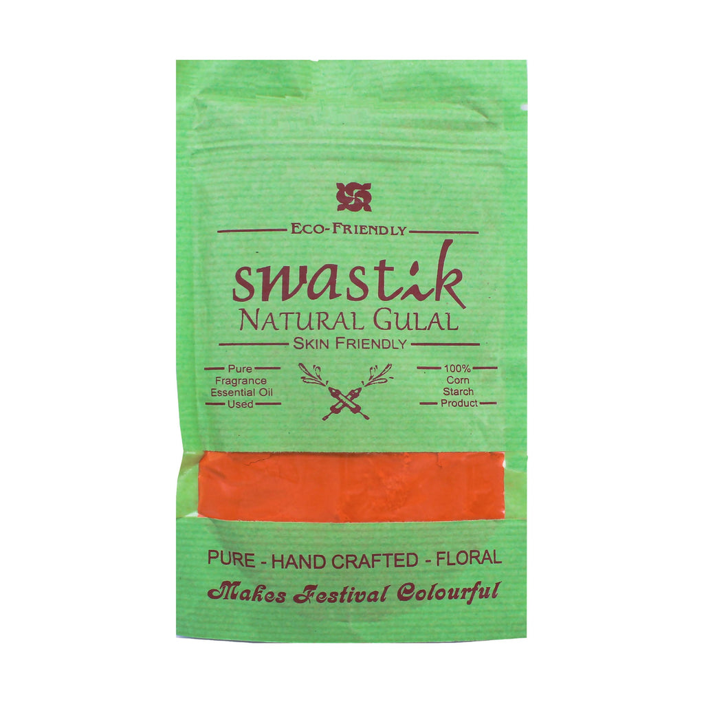 Holi Herbal Gulal Orange 100 Grms 1 Pack