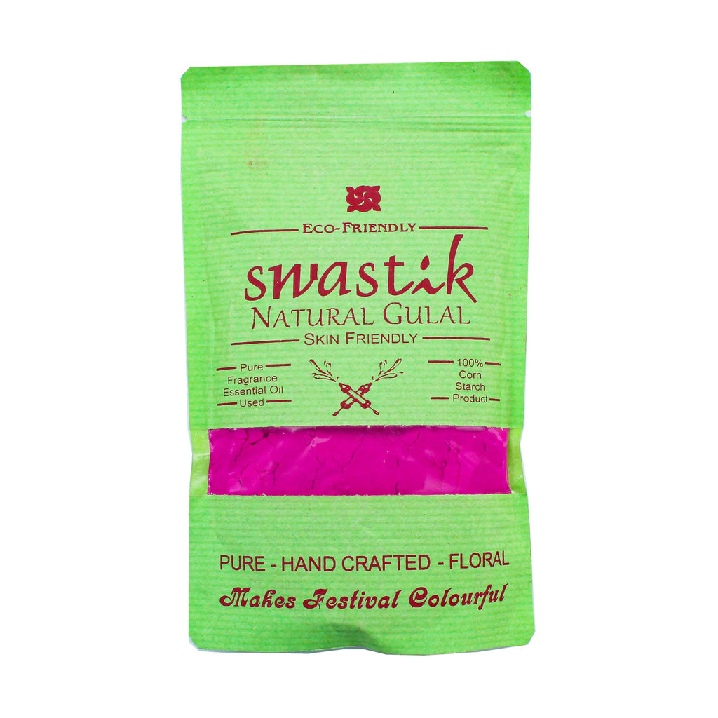 Holi Herbal Gulal Pink 100 Grms 1 Pack