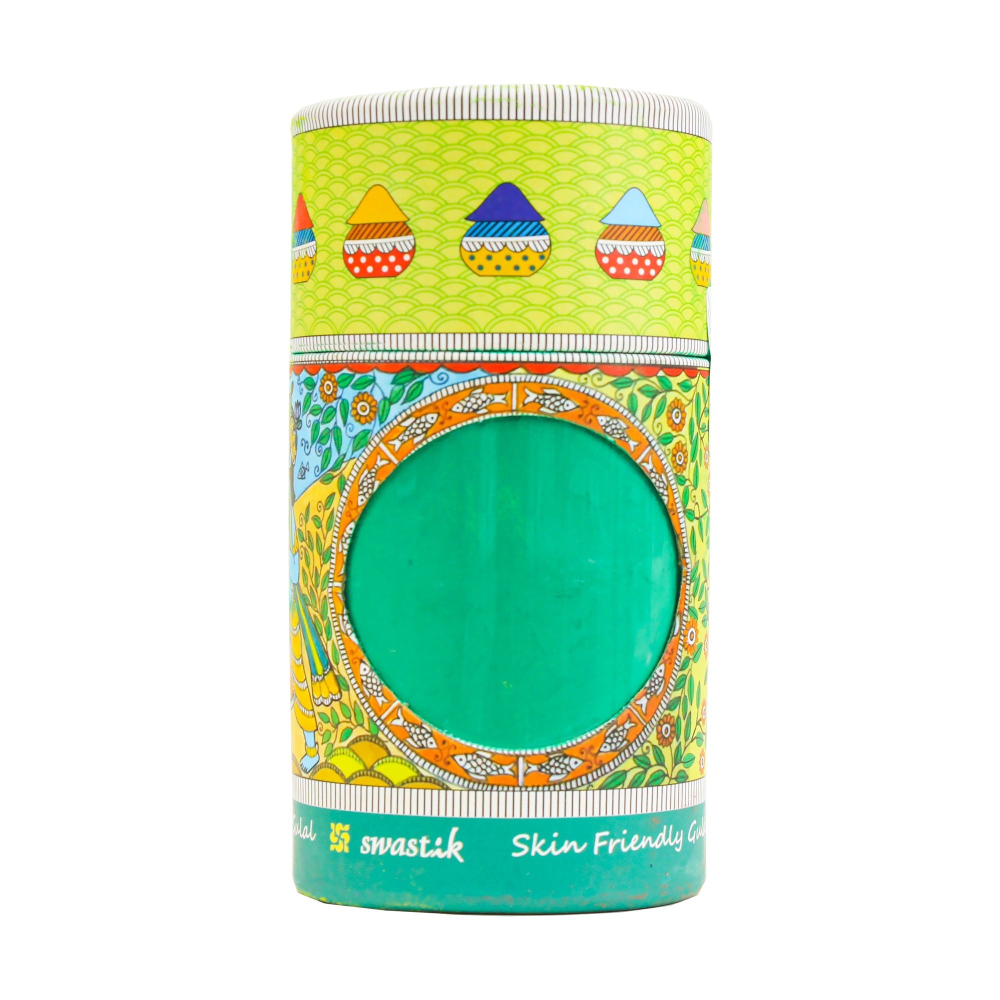 Holi Herbal Gulal Green 100 Grms 1 Tin