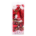 Christmas Tree Decoration Baubles, Stocking & Tree Mix Red Acetate Box