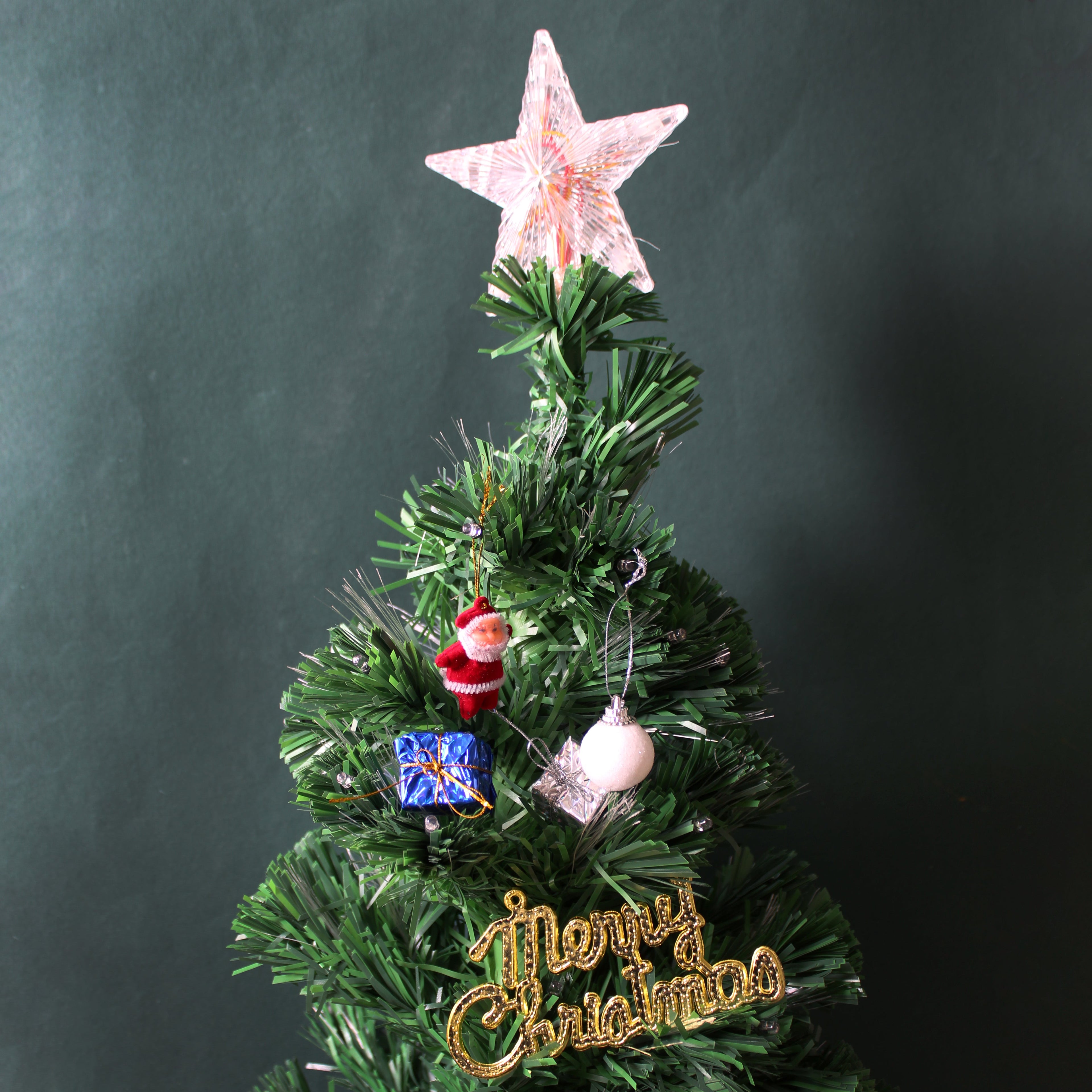 Christmas Tree Hanging Decoration Mini Drum/Baubles/Present With Santa 1Pack