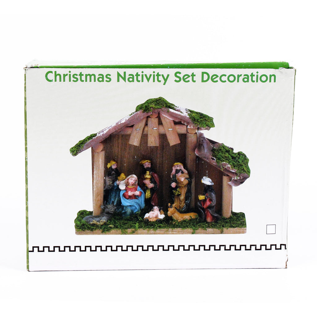 Christmas Nativity Decoration Baby Jesus With Parents 20 X 7.5 X 15.5cm 1pc
