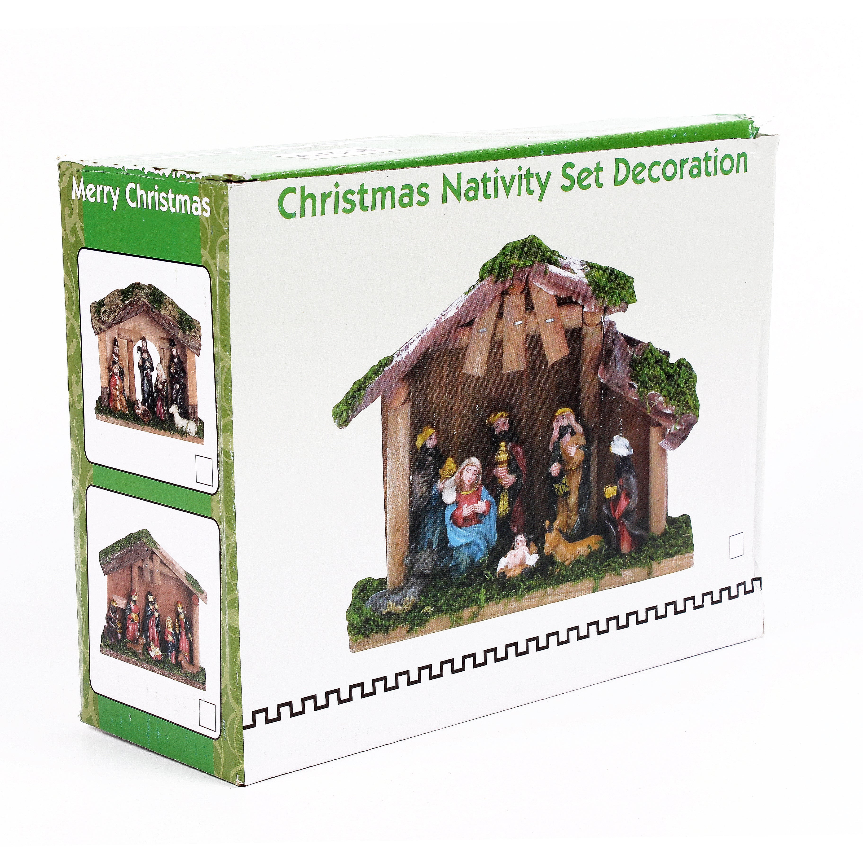 Christmas Nativity Decoration Baby Jesus With Parents 20 X 7.5 X 15.5cm 1pc