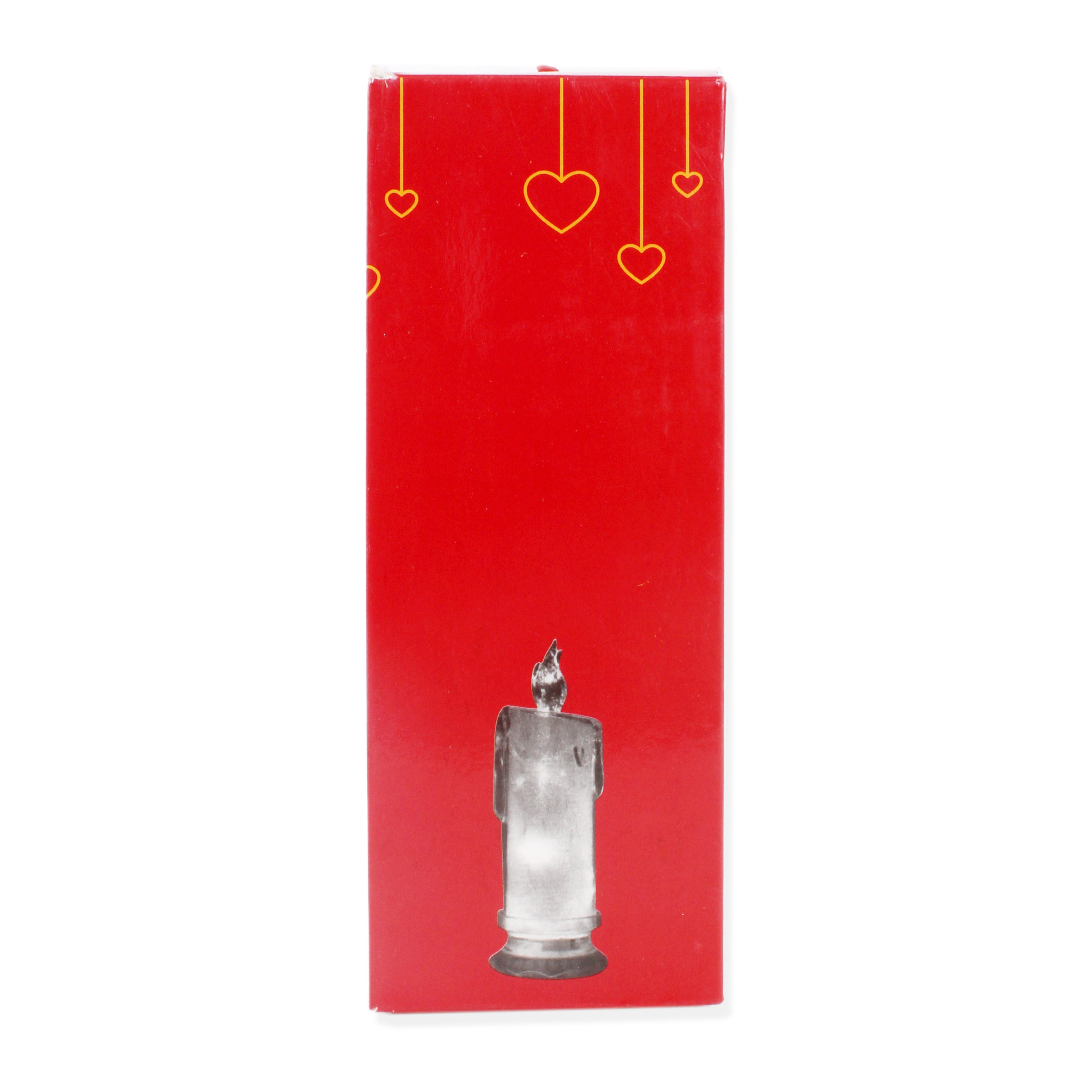Battery Operated Smokeless Candle With Battery Multi Coloured 6.5inch 1pc Box IB