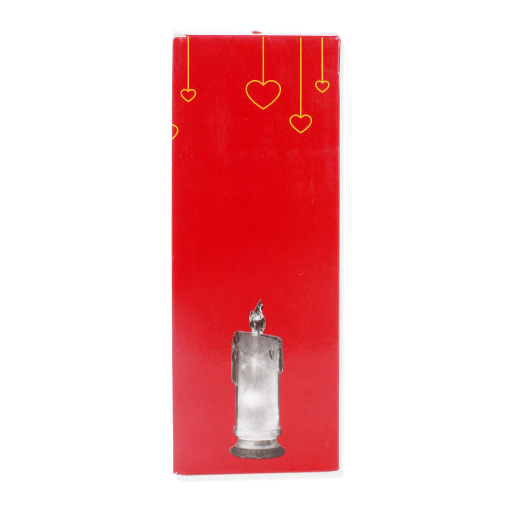 Battery Operated Smokeless Candle With Battery Multi Coloured 6.5inch 1pc Box IB