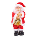 Christmas Toy Musical Moving Santa With Saxophone/Merry Christmas/Jingle Bells Assorted - 10inch 1pc Box IB