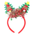 Christmas Hairband Reindeer Tree With Tinsel 1pc IB