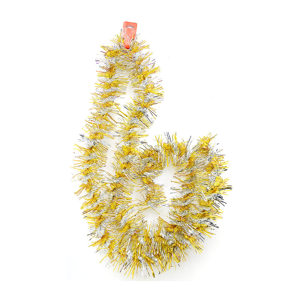 Itsy Bitsy Twisted Tinsel Hanging- Double Shade Assorted Colour