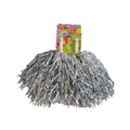 Itsy Bitsy Shiny Pom Pom 2Pc- Silver