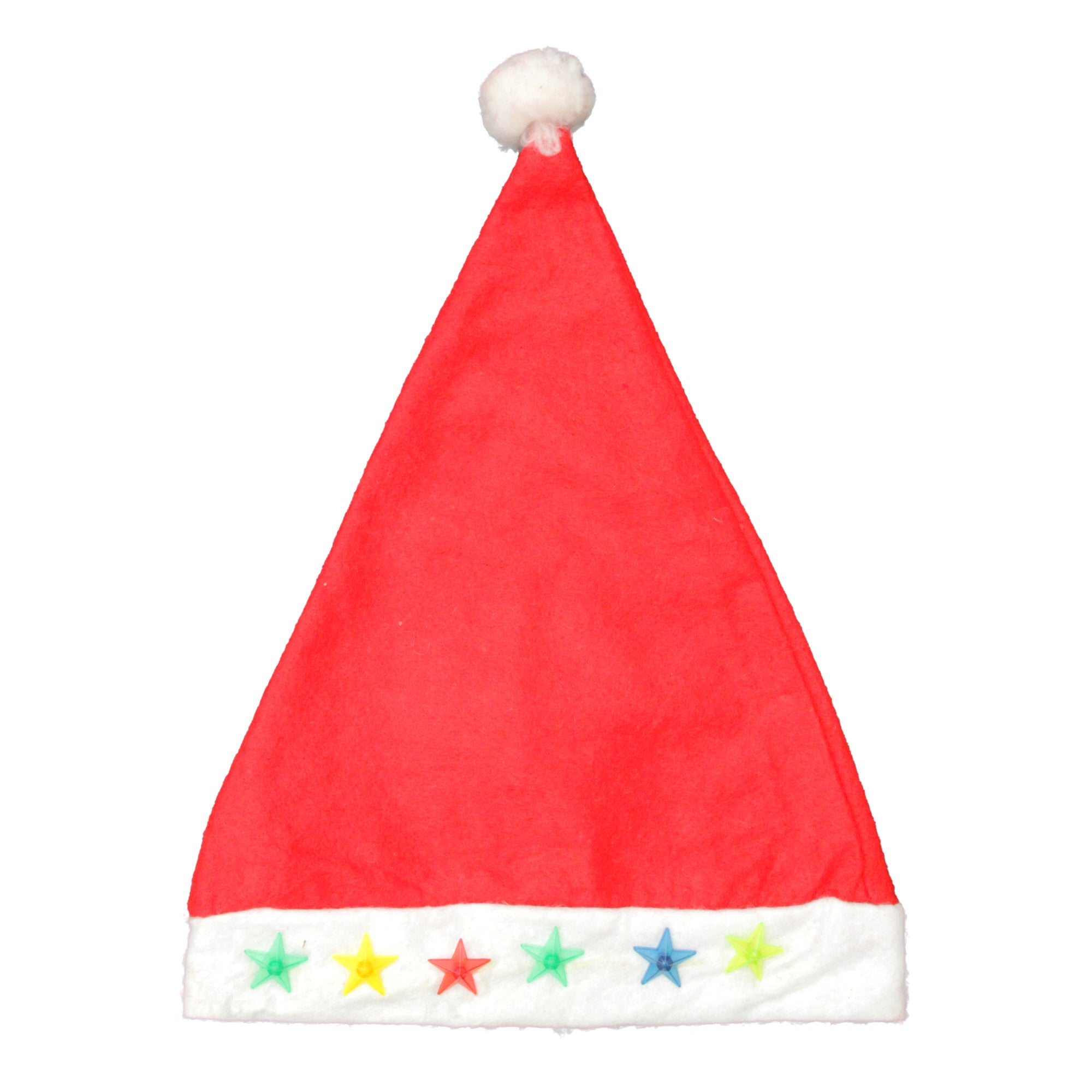 X-Mas Cap with Stars - Red 390Mm X 160Mm X 2Mm 1Pc