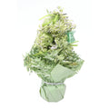 Christmas Tree Ball W/Net Flower & Bow Des Green 200Mm X 110Mm X 40Mm 1Pc