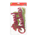 Itsy Bitsy Merry Christmas Glitter Banner 4Pc- Assorted Colour