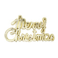 Merry Christmas Mini Plain Banner Asst Col 135Mm X 55Mm X 10Mm 3Pc