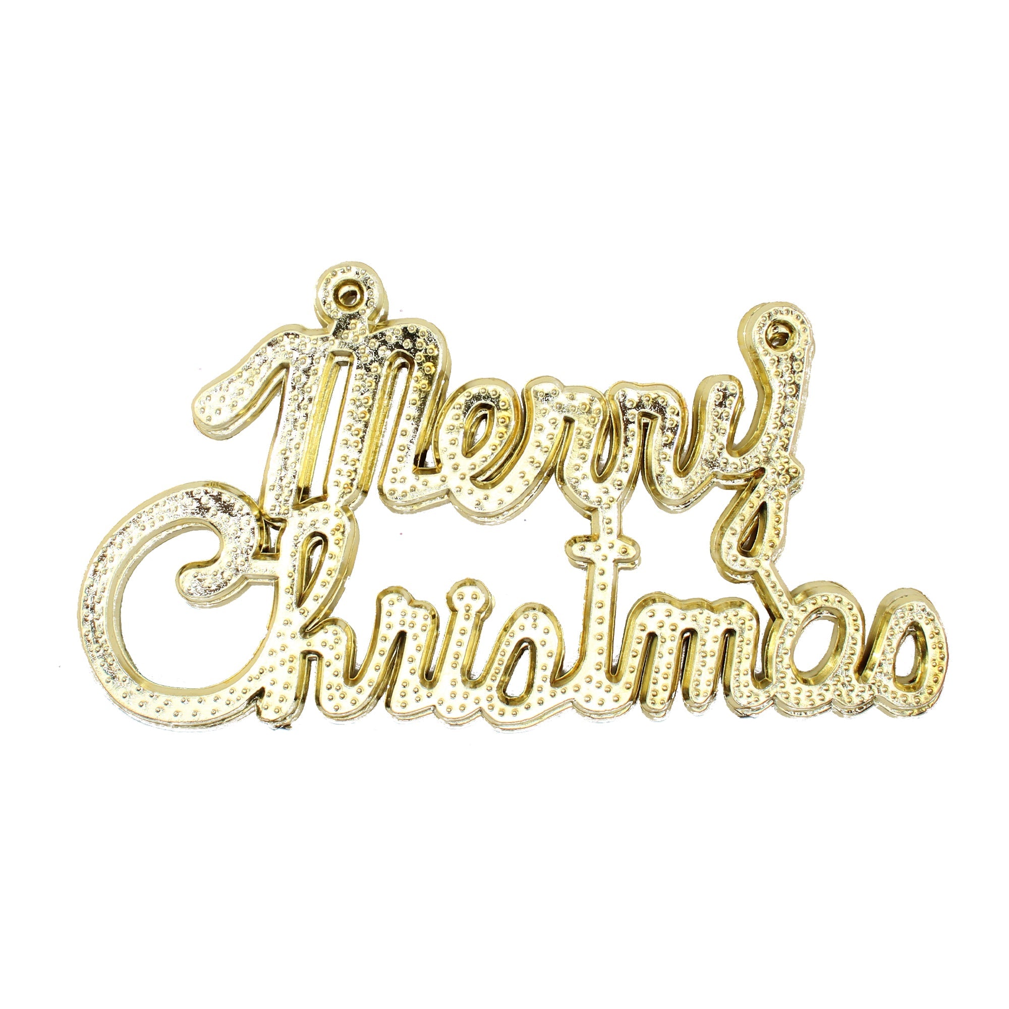 Merry Christmas Mini Plain Banner Asst Col 135Mm X 55Mm X 10Mm 3Pc