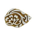 Hand Carved Flower Des 2 Wooden Printing Block 1 pc